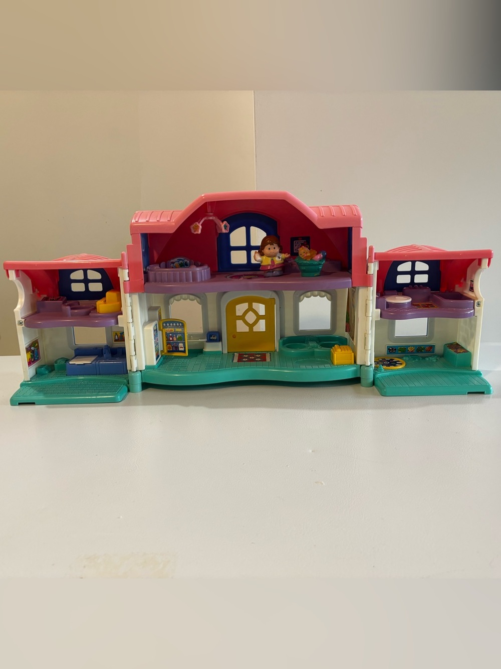 Fisher Price Little People Sweet Sounds Home 2002 Tested Works With Mom & Baby